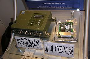 chinese GPS receiver. They use chinese "bei dou" satellite.  This