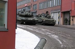 Strv 122 and CV9040 - Swedish Army