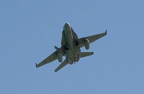 Australia Day 26/1/07 FA-18 flypast Port Phillip Bay Melbourne