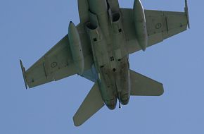 Australia Day 26/1/07 FA-18 flypast Port Phillip Bay Melbourne