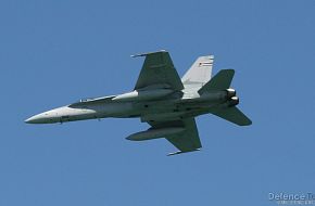 Australia Day 26/1/07 FA-18 flypast Port Phillip Bay Melbourne