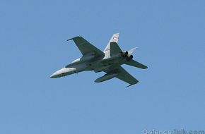 Australia Day 26/1/07 FA-18 flypast Port Phillip Bay Melbourne