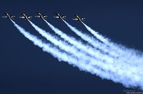 Blue Angels precision flight demo, US Navy