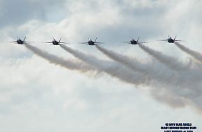 US Navy Blue Angels F/A-18C Hornet