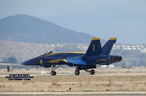 US Navy Blue Angels F/A-18C Hornet