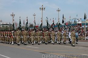 Pakistan Army Flag Beareres - March 23rd, Pakistan Day