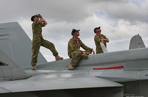 Top of F-18 Hornet - Australian International Air Shown 2007
