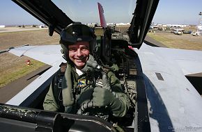 Minister for Defence in F-18 - Avalon Air Show 2007
