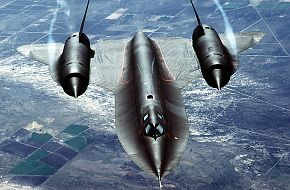 USAF SR-71 Blackbird Long-Range Strategic Reconnaissance Aircraft