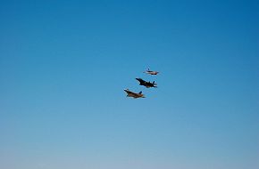 Air Force heritage flight - NBVC Air Show 2007