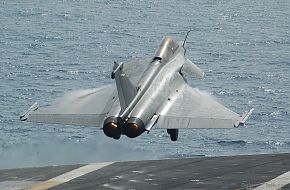 Rafale Fighter Aircraft on US Aircraft Carrier