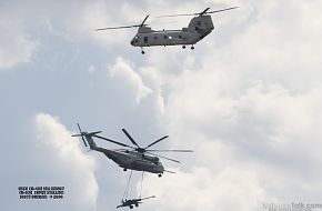 USMC CH-46E Sea Knight & CH-53E Super Stallion