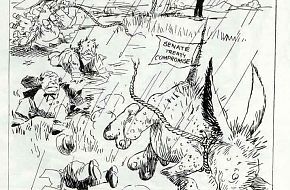 League of Nations Cartoon from the World War I