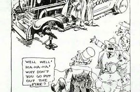 League of Nations Cartoon from the World War I