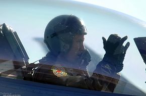 F-16 Fighting Falcon pilot - US Air Force Exercise