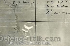 Egyptian MiG-21 "Shoots Down" USAF F-18 in BrightStar '85