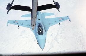 Egyptian F-16B In-flight Refueling