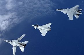 SU-30 MK1, RAF Eurofighter and Tornado F3