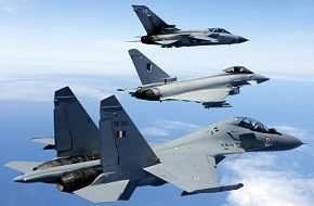 SU-30 MK1, RAF Eurofighter and Tornado F3