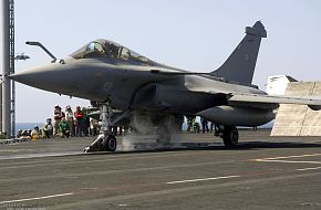 French Rafale M combat aircraft, US Navy Aircraft Carrier