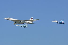 Blackjack & Flanker Aircraft - MAKS 2007 Air Show