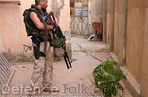 Bulgarian Soldier with RPK