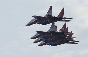 MiG-29s - MAKS 2007 Air Show