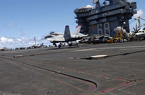 F/A-18A Hornet, Aircraft carrier USS Nimitz