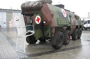 Ryś MED (Medical Evacuation Vehicle) MSPO 2007
