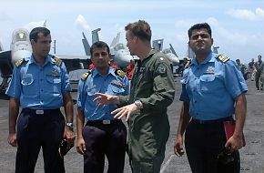 Members of the Indian Navy - Malabar 07 Naval Exercise