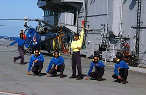 Indian Navy aircraft carrier INS Viraat - Malabar 07 Naval Exercise