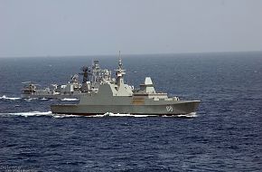 Navy frigate RSS Formidable - Malabar 07 Naval Exercise