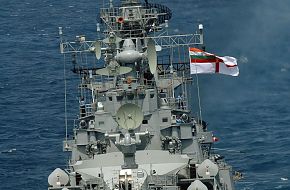 Indian Navy frigate - Malabar 07 Naval Exercise