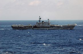 Indian Navy aircraft carrier INS Viraat - Malabar 07 Naval Exercise