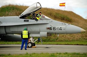 F-18 Fighter Aircraft - Spanish Air Force, Bold Avenger 2007