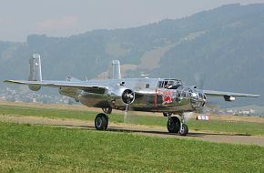 B-25J Mitchell Bomber Red Bull