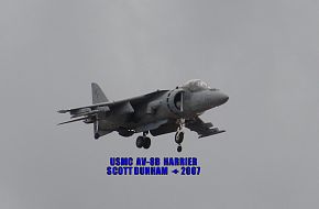 USMC AV-8B Harrier Close Air Support Aircraft