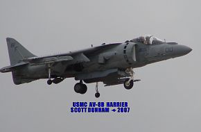 USMC AV-8B Harrier Close Air Support Aircraft