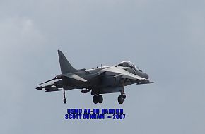 USMC AV-8B Harrier Close Air Support Aircraft