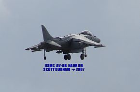 USMC AV-8B Harrier Close Air Support Aircraft