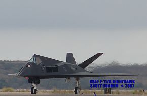 USAF F-117A Nighthawk Stealth Attack Aircraft