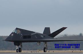 USAF F-117A Nighthawk Stealth Attack Aircraft