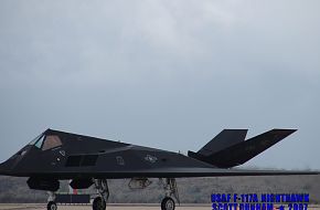 USAF F-117A Nighthawk Stealth Attack Aircraft