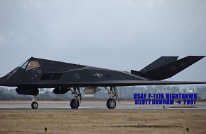 USAF F-117A Nighthawk Stealth Attack Aircraft