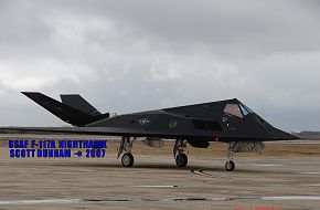 USAF F-117A Nighthawk Stealth Attack Aircraft