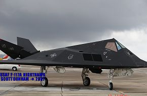 USAF F-117A Nighthawk Stealth Attack Aircraft