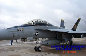 US Navy F/A-18F Super Hornet Fighter