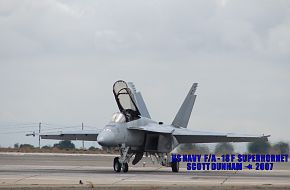 US Navy F/A-18F Super Hornet Fighter