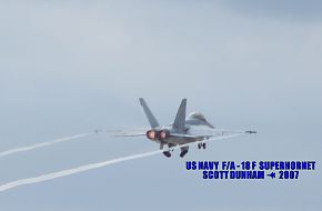 US Navy F/A-18F Super Hornet Fighter