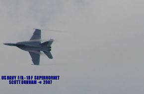 US Navy F/A-18F Super Hornet Fighter